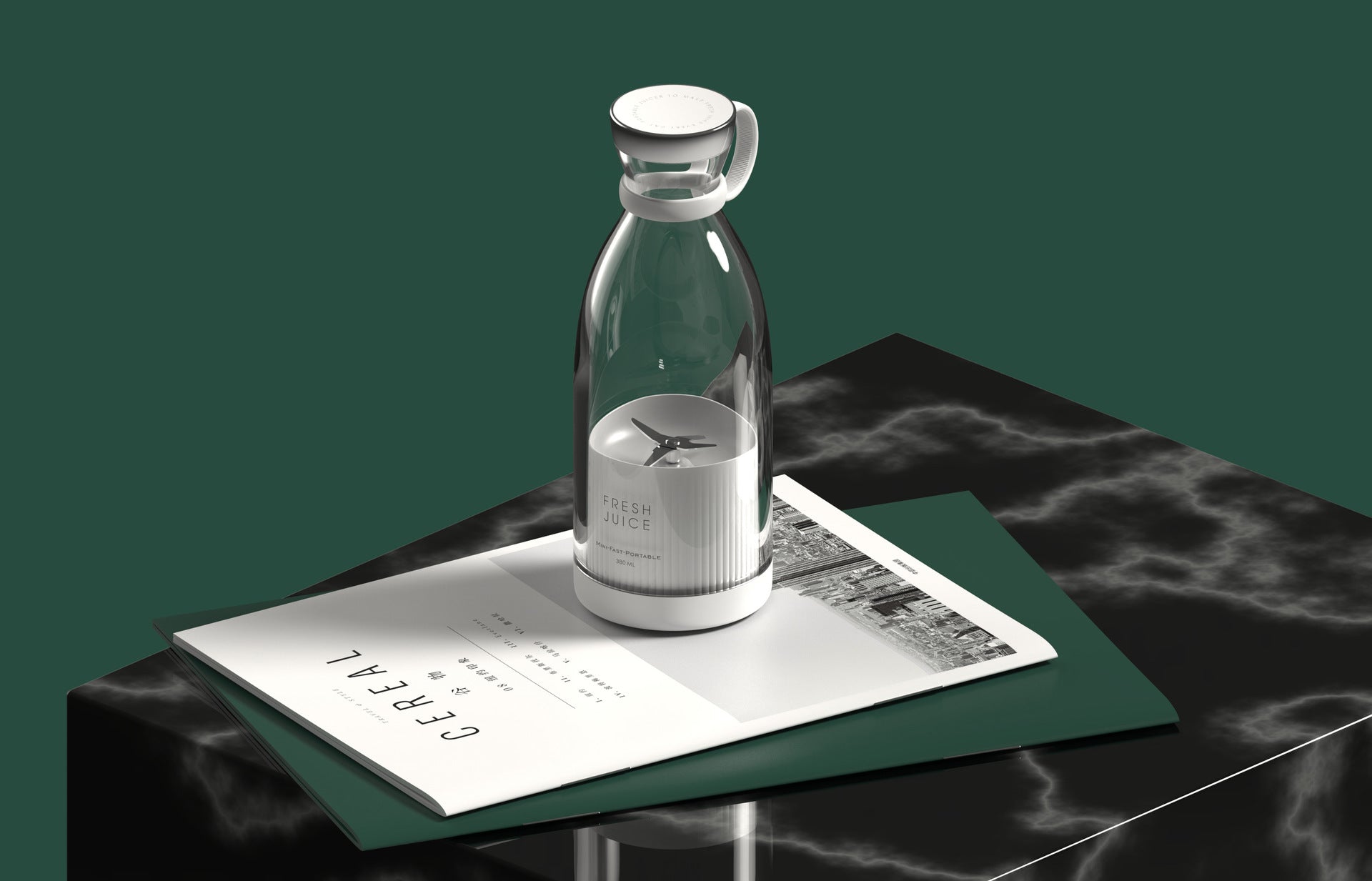 "Freshness Anywhere: ৩৫০ মিলি পোর্টেবল ইলেকট্রিক জুসার ও রিচার্জেবল ব্লেন্ডার"